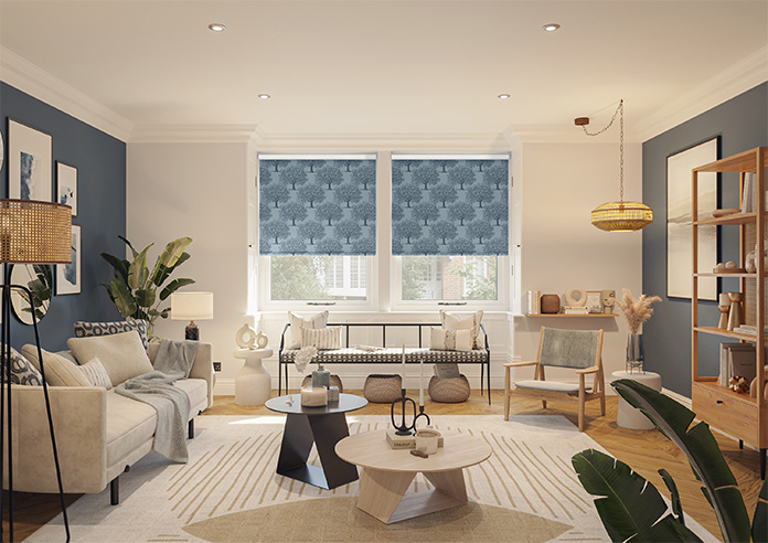 Classic Woodland, Monochrome - Twist&Fit Roller Blind - Image 8
